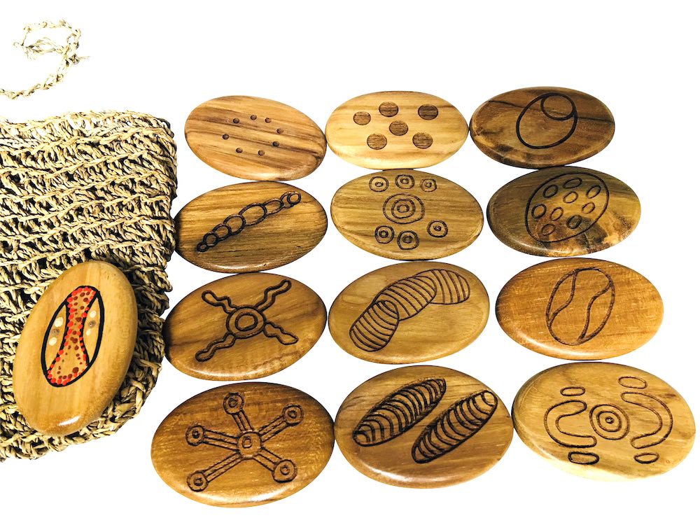 Gathering and Bushfoods Story Stones 13pcs