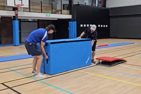 Double Foldable Crash Mat 180cmL x 180cmW x 30cmH