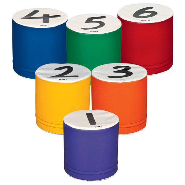 Numbered Soft Play Stacking Shapes
