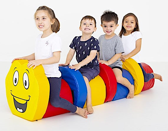 Caterpillar Train Softplay Set 8pcs