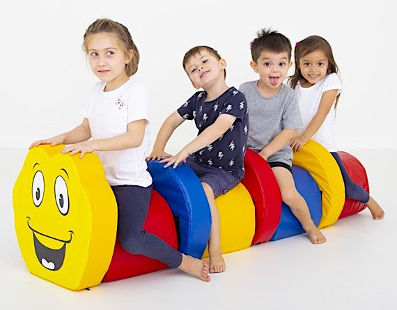 Caterpillar Train Softplay Set 8pcs
