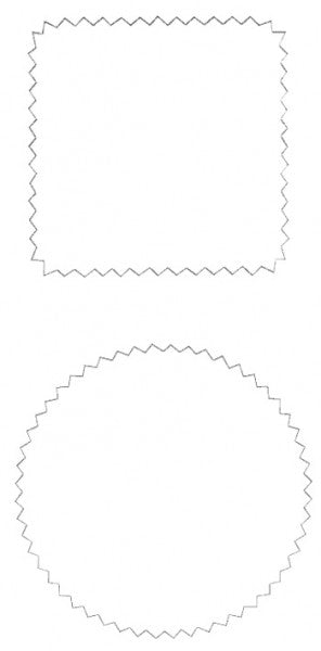 Cardboard Thread Art Templates 10pcs