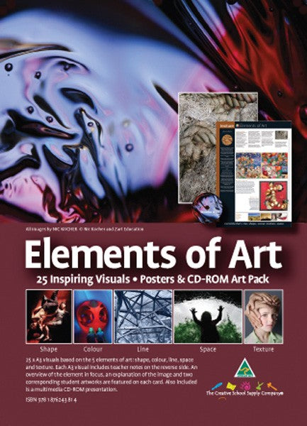 Elements of Art Poster Pack 25pcs – Edu-21