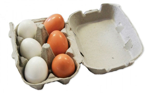 Wooden Eggs 6pcs