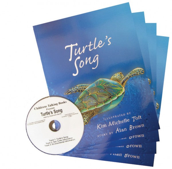 Turtles Song CD and 4 Book Set