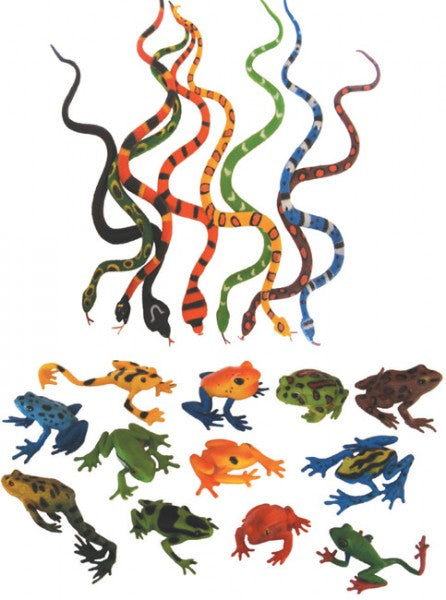 Frogs and Snakes Set 20pcs