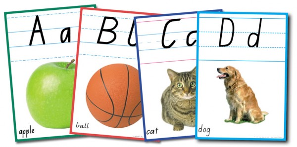 Alphabet Cards A4 Victoria