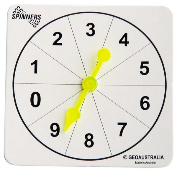 Numeral Spinners 10pcs