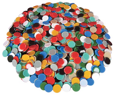 Counters Multicoloured 1000pcs