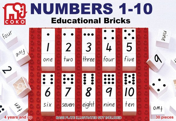 Coko Numbers 1-10 Bricks 30pcs