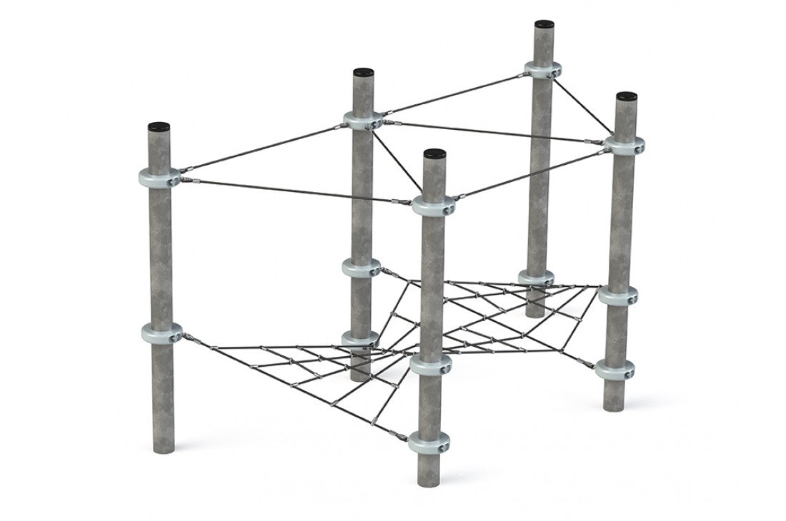 Commercial Grade Armed (Steel Core) Rope Structure - PODIUM