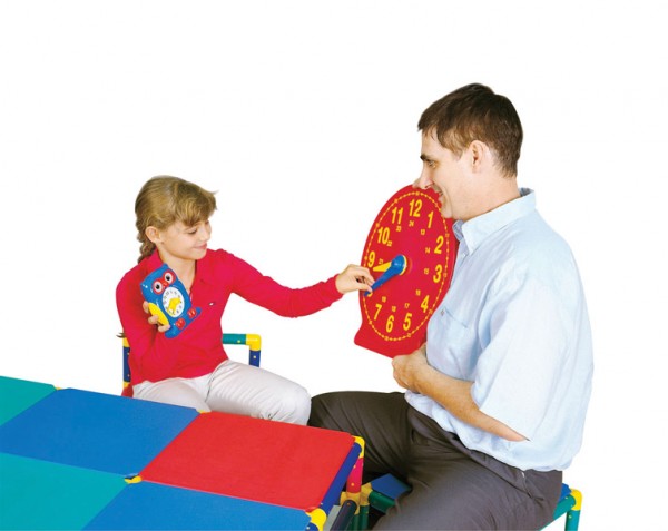 Standing Magnetic Teaching Clock - Geared