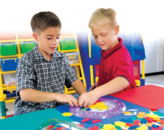 Work Cards In Tray for Pattern Blocks 10pcs