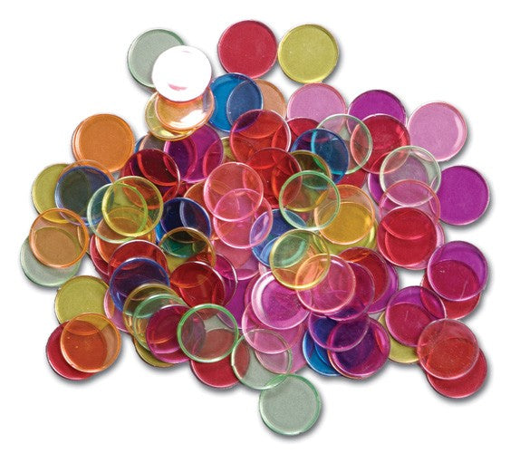Metal Rimmed Coloured Discs 100pcs