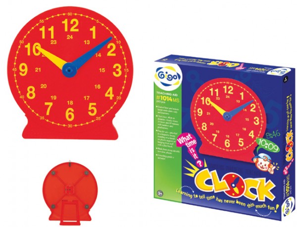 Standing Magnetic Teaching Clock - Geared