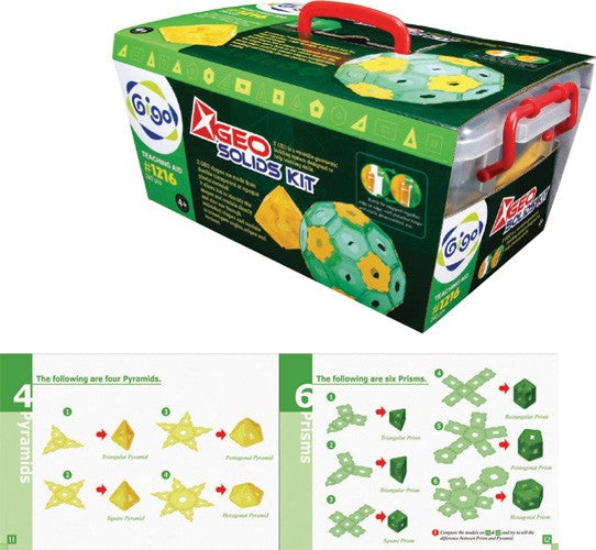 Mini Geofix Crystal Fluoro Set With Work Cards in Tub 410pcs