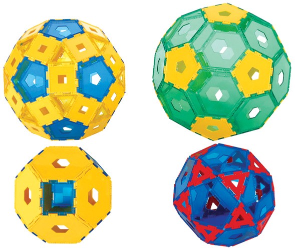 Mini Geofix Crystal Fluoro Set With Work Cards in Tub 410pcs