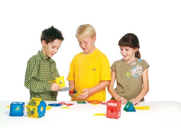 Mini Geofix Crystal Fluoro Set With Work Cards in Tub 410pcs