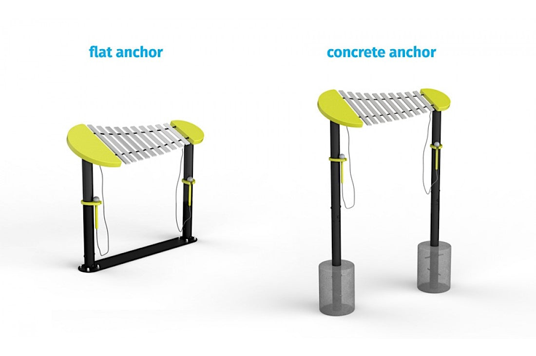 Xylophone WIND PIANO Installation (Flat Anchor)
