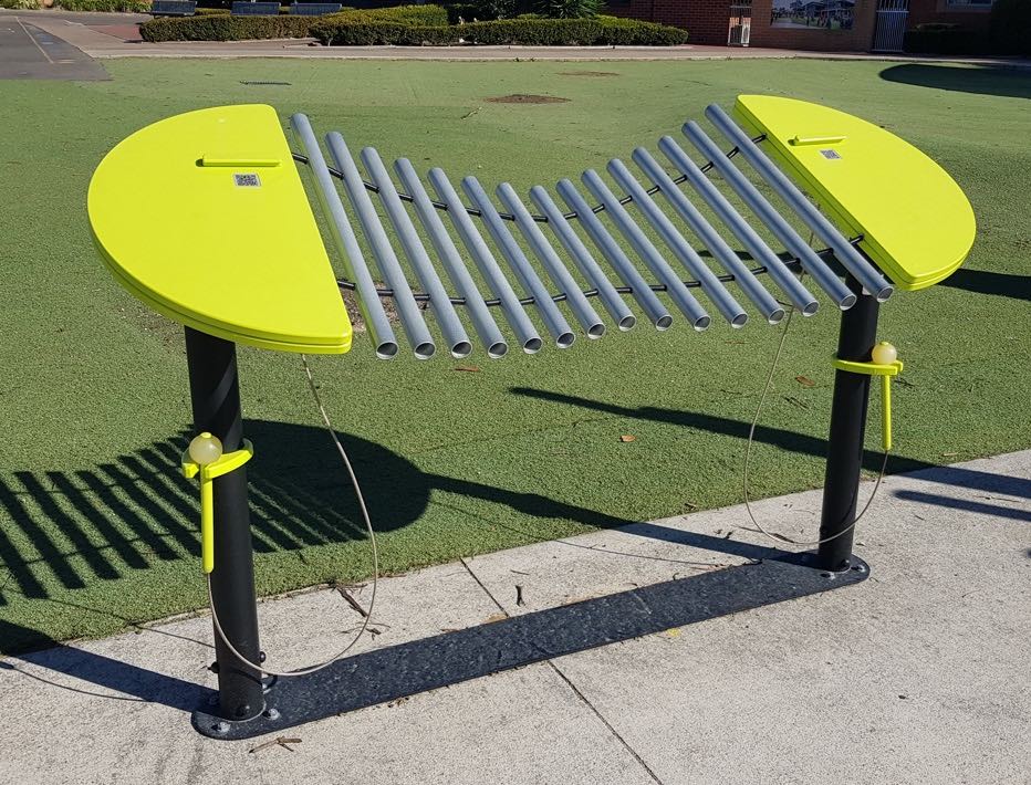 Xylophone WIND PIANO Installation (In Ground Anchor)