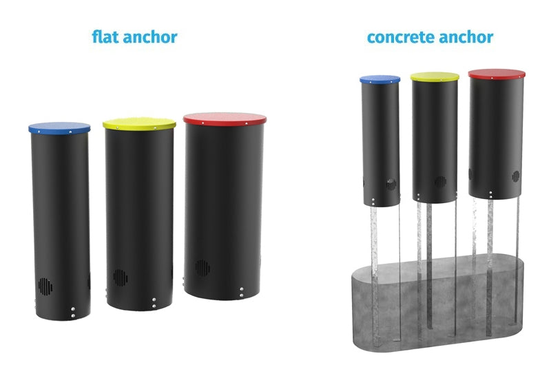 Three Thunder Drums Installation (In Ground Anchor)