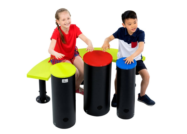 Three Thunder Drums Installation (In Ground Anchor)