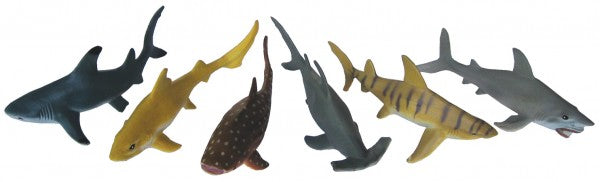 Sharks Medium 6pcs
