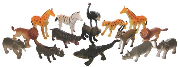 African Animals Small 15pcs