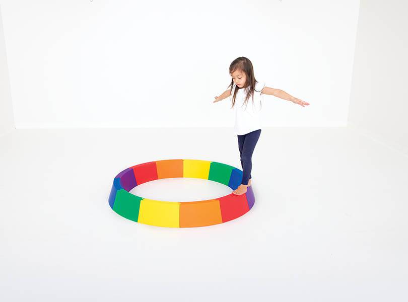 Rainbow Balance Beams – Curved Set 12pcs