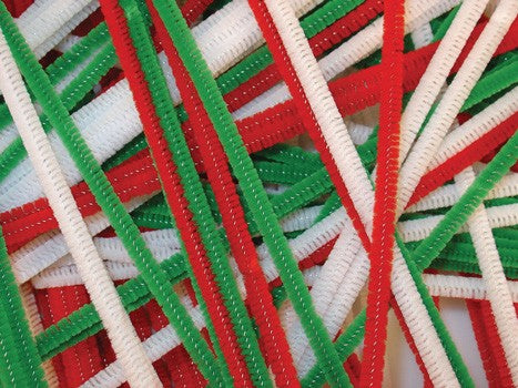 Christmas Chenille Stems 100pcs
