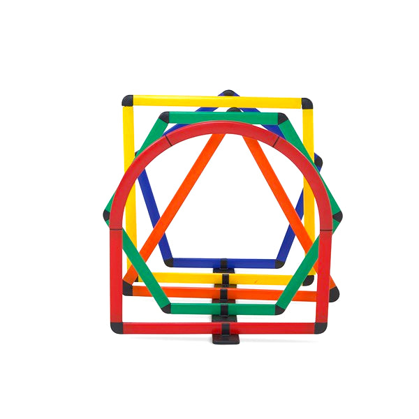 Geo Shapes Obstacle Course – 6 Piece Crawl-Through Set