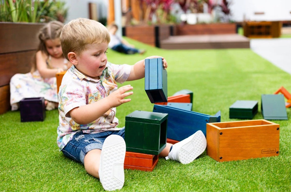 Coloured Outdoor Hollow Blocks 27pcs