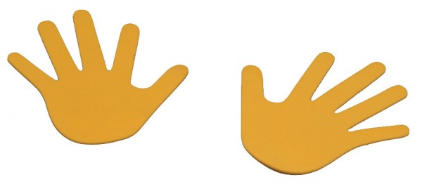 Hands Ground Markers Pair 19cm