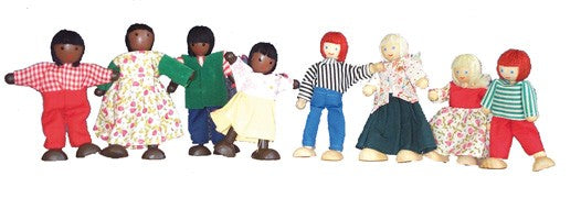 Bendy Families – Diverse Play Figures Set