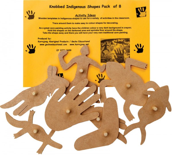 Indigenous Knobbed Shapes Set 8pcs