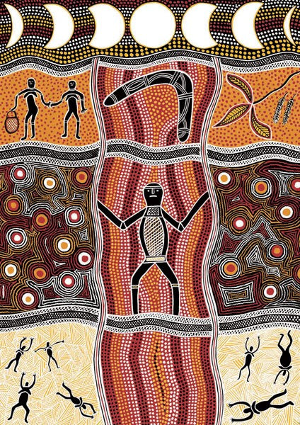 How the Rainbow, Moon and Stars Were Created A3 Puzzle 24pcs