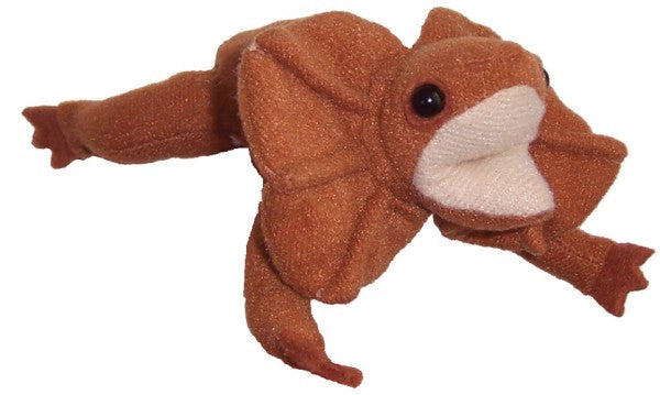 Frilled Lizard Finger Puppet