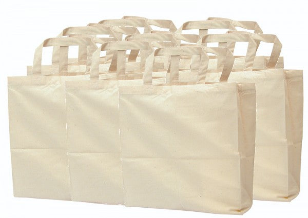 Calico bags with Handles 10pcs