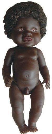 Netta Aboriginal Boy Doll With Hair 42cm