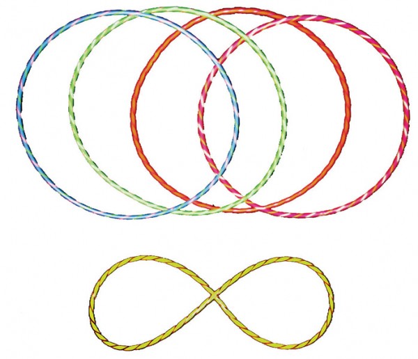 Kids Solid Hula Hoop 63cm