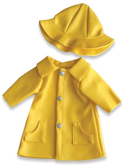 Dolls Raincoat and Hat
