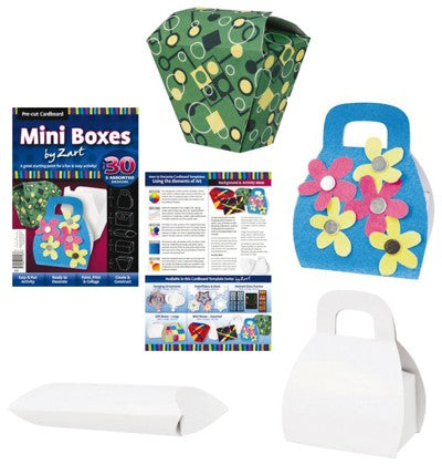 Mini Boxes Assorted Designs 30pcs