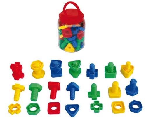 Shaped Nuts and Bolts 32pcs