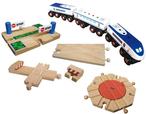 Train Tracks Pack 6pcs