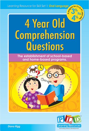 Comprehension Questions Four Year Olds