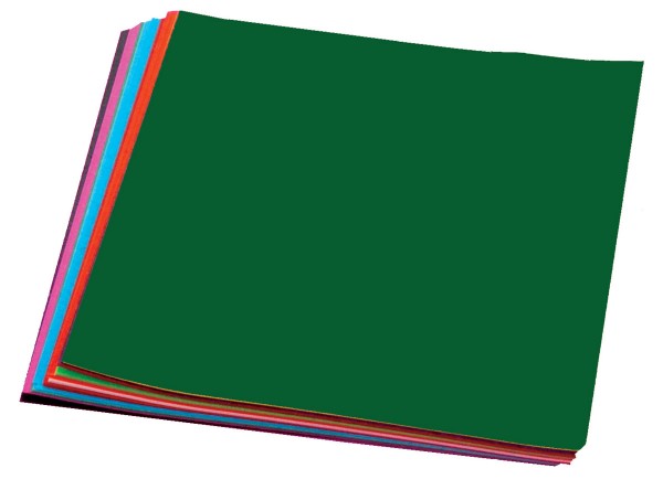 Large Glossy Paper Squares 100 Sheets 254mm