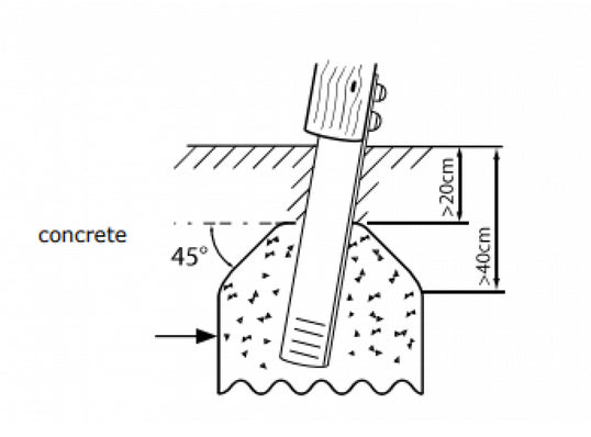 Commercial Grade Birds Nest Swing FRAME Galvanized Steel Top Bar With Timber Legs 115 x115
