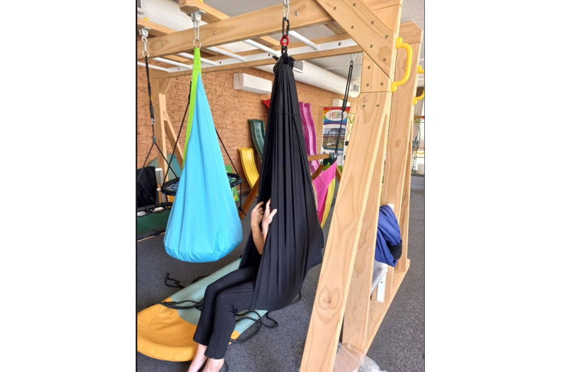 Large Black Lycra Therapy Sensory Swing