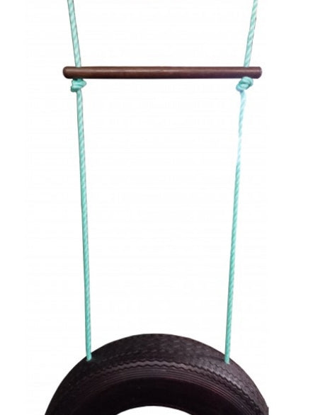 Vertical Tyre Swing 2 Point With Trapeze Swing