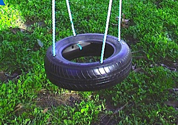 Horizontal 2/4 Point Tyre Swing